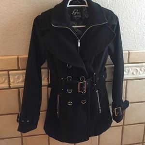 G by Guess Black Peacoat
