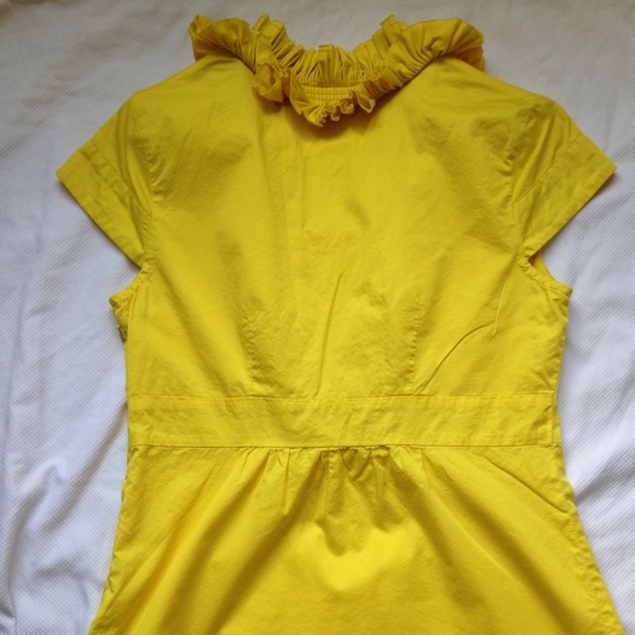 Merona yellow cap sleeve top - Picture 3 of 4