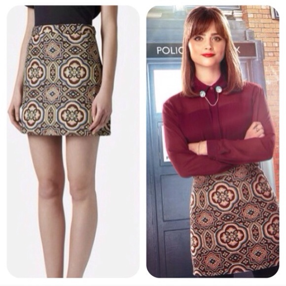 @pixiesadventure Topshop Folk Jacquard Skirt