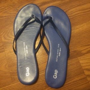 Blue Flip Flops