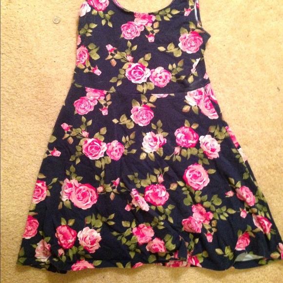 Floral tank dress