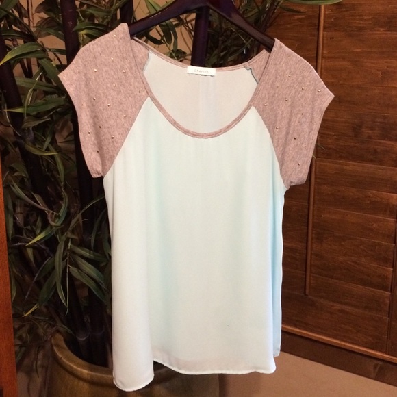 boutique embellished babydoll tee.