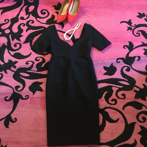 Black mesh olivaceous dress