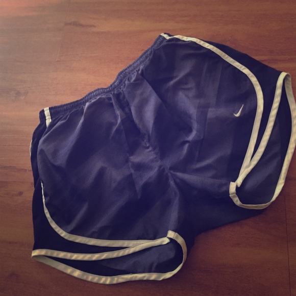 Purple Nike shorts