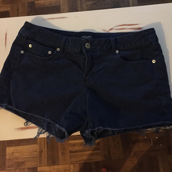 Navy Blue American Eagle Short Shorts