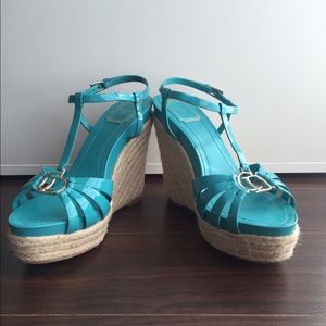 Dior Espadrilles wedges. Like new!!