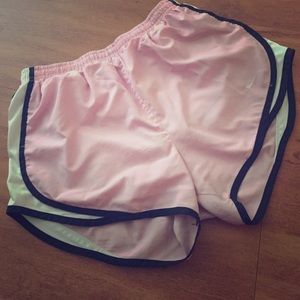 Pink nike shorts