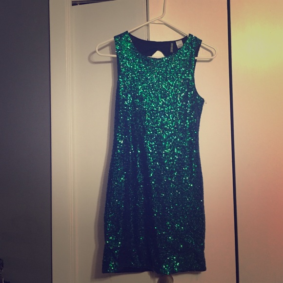 Sequin h&m dress