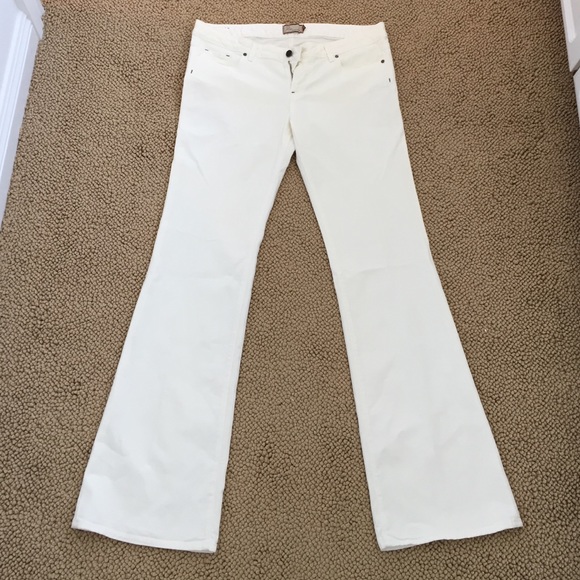 Paige denim jeans size 32 Ivory cream-never worn