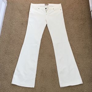 Paige denim jeans size 32 Ivory cream-never worn