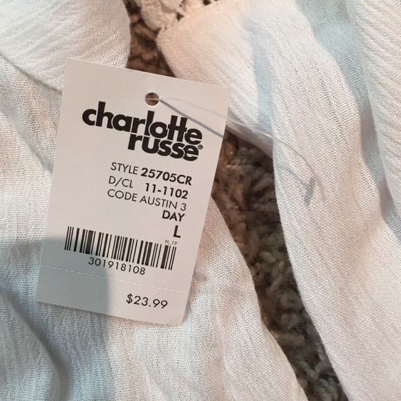 Charlotte Russe white shirt - Picture 2 of 3