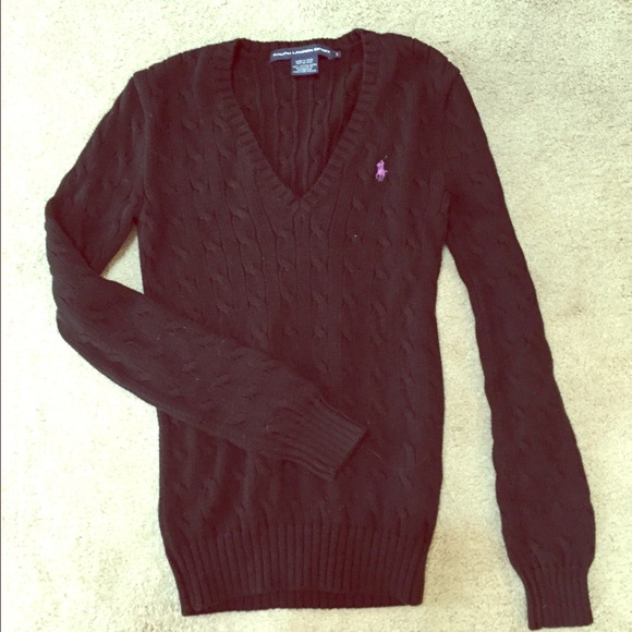 Black Polo Ralph Lauren long sleeve sweater