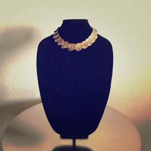 1980's Vintage Kenneth Jay Lane leaf necklace