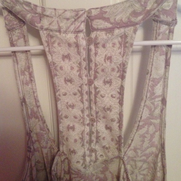 Lavander print racerback tank - Picture 3 of 3