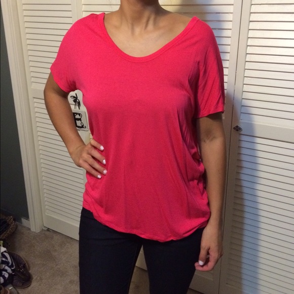Pink oversized tee