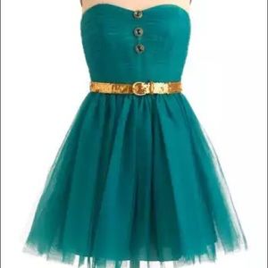Teal betsey Johnson dress! Mint condition