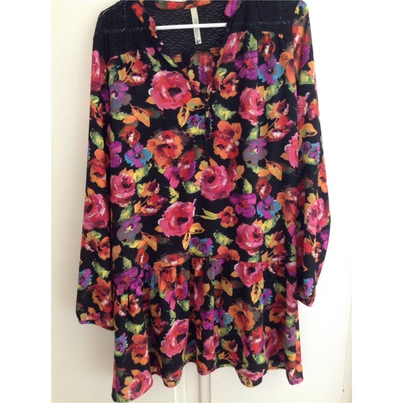 Paper Crown (Anthropologie) floral dress