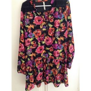 Paper Crown (Anthropologie) floral dress