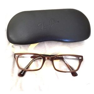 Ray Ban Havana lenses with case