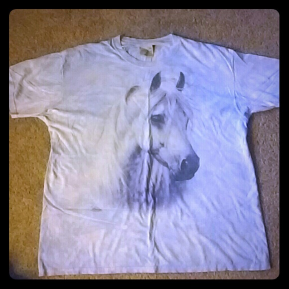 T-shirt Xl horse face printing