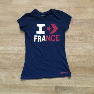 "I 'converse' France" Tshirt.