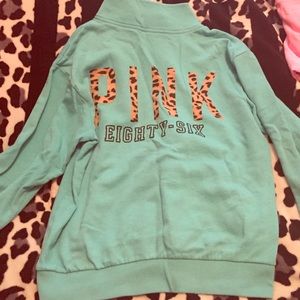 VS PINK 3/4 zip up