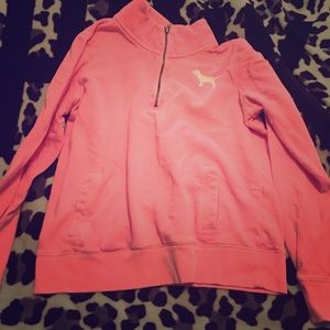 VS PINK 3/4 zip up