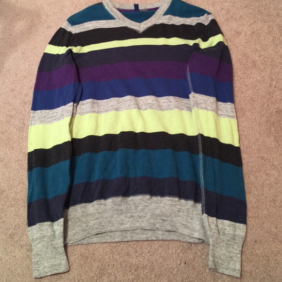 colorful H&M sweater
