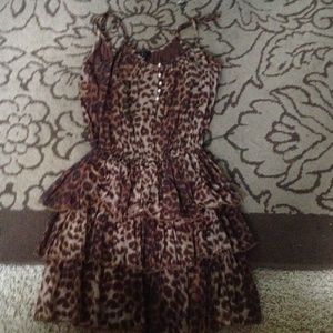 Leopard print dress Deb