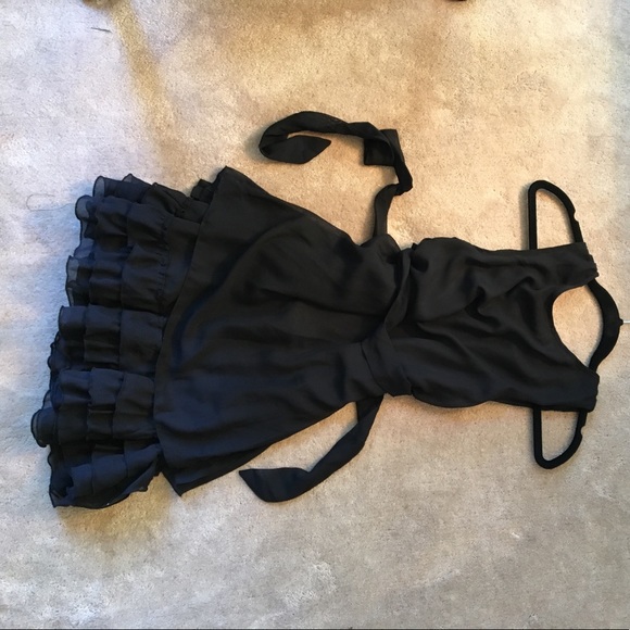 Forever 21 chiffon pleat front layered dress - Picture 4 of 5