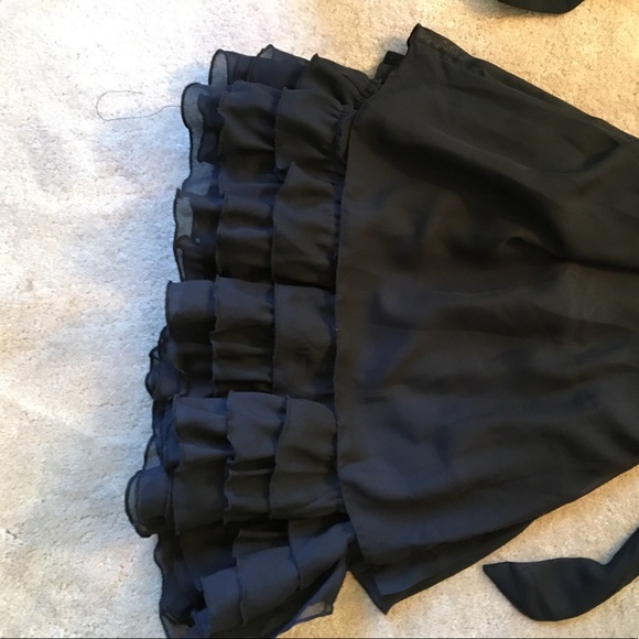 Forever 21 chiffon pleat front layered dress - Picture 5 of 5