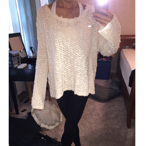 Free People Sweater 🌟$128🌟 vanilla S/M