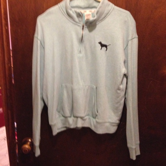 Pink quarter zip