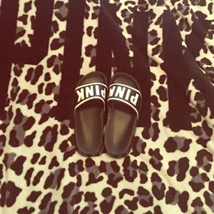VS PINK slip on sandals