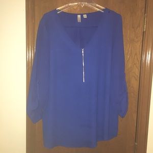 Royal Blue Tunic Top