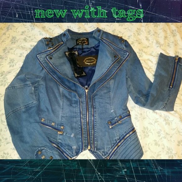 Denim Moto Jacket