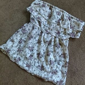 Cute Lace strapless top