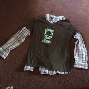 Long sleeve girl shirt