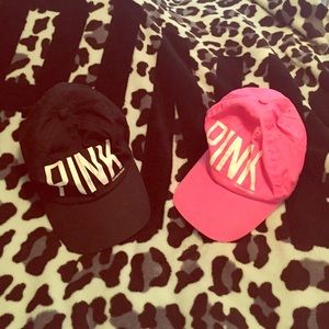 Two VS Pink Caps