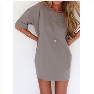 Gray gorgeous dress!