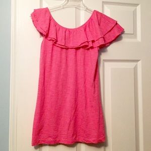 Lilly Pulitzer Morely top, Cosmo pink, size small