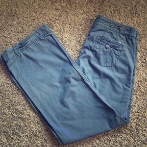 Navy trousers from Old Navy.