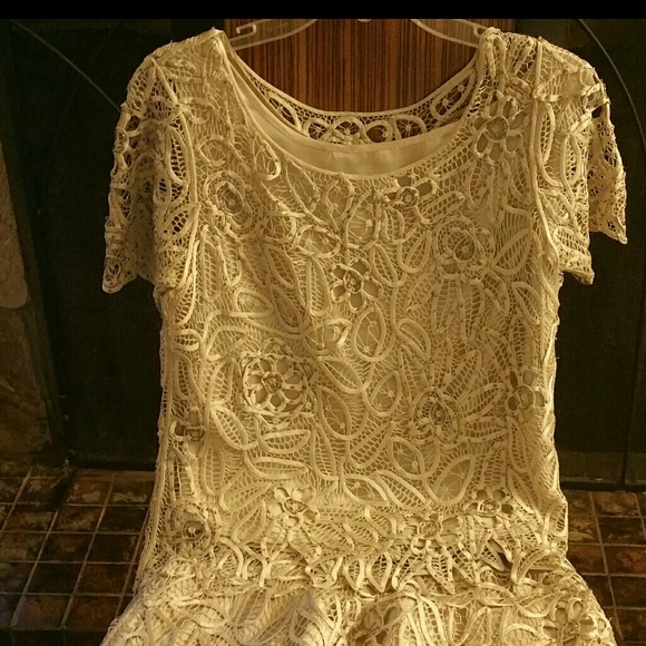 silken poetry Dresses & Skirts - Silken Poetry Silk Lace Gown