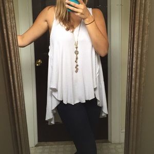 Free people sweater high-low tank