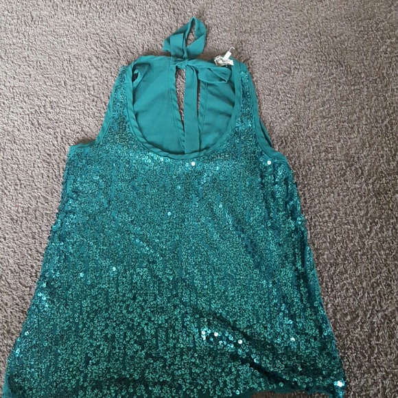 Sequin tank top