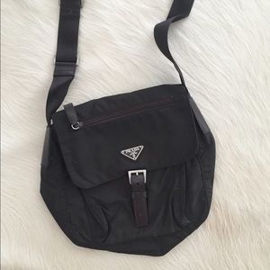PRADA Vela Flap-front Messenger Bag