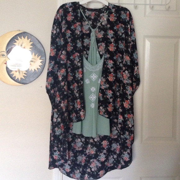 💐Long Floral Kimono💐