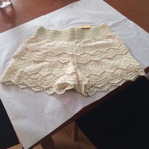 Crochet shorts