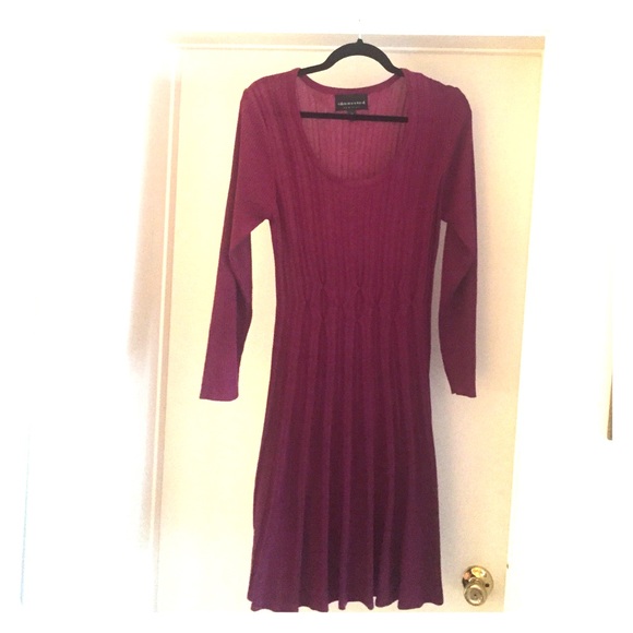Merlot stretchy dress