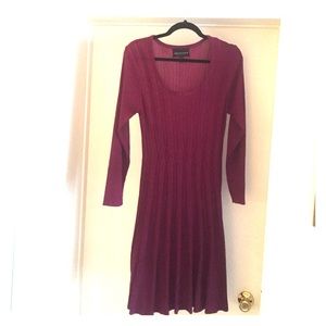 Merlot stretchy dress